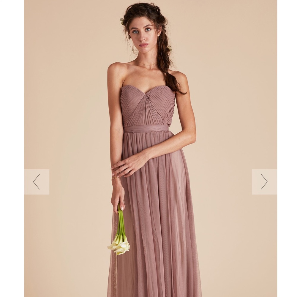 Birdy grey sandy mauve bridesmaid dress